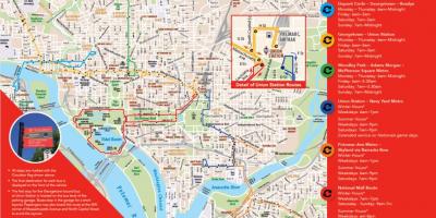 Washington dc keringető térkép