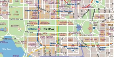 Dc national mall térkép