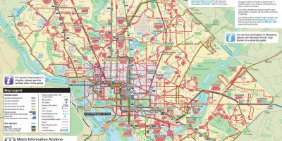 Washington busz térkép