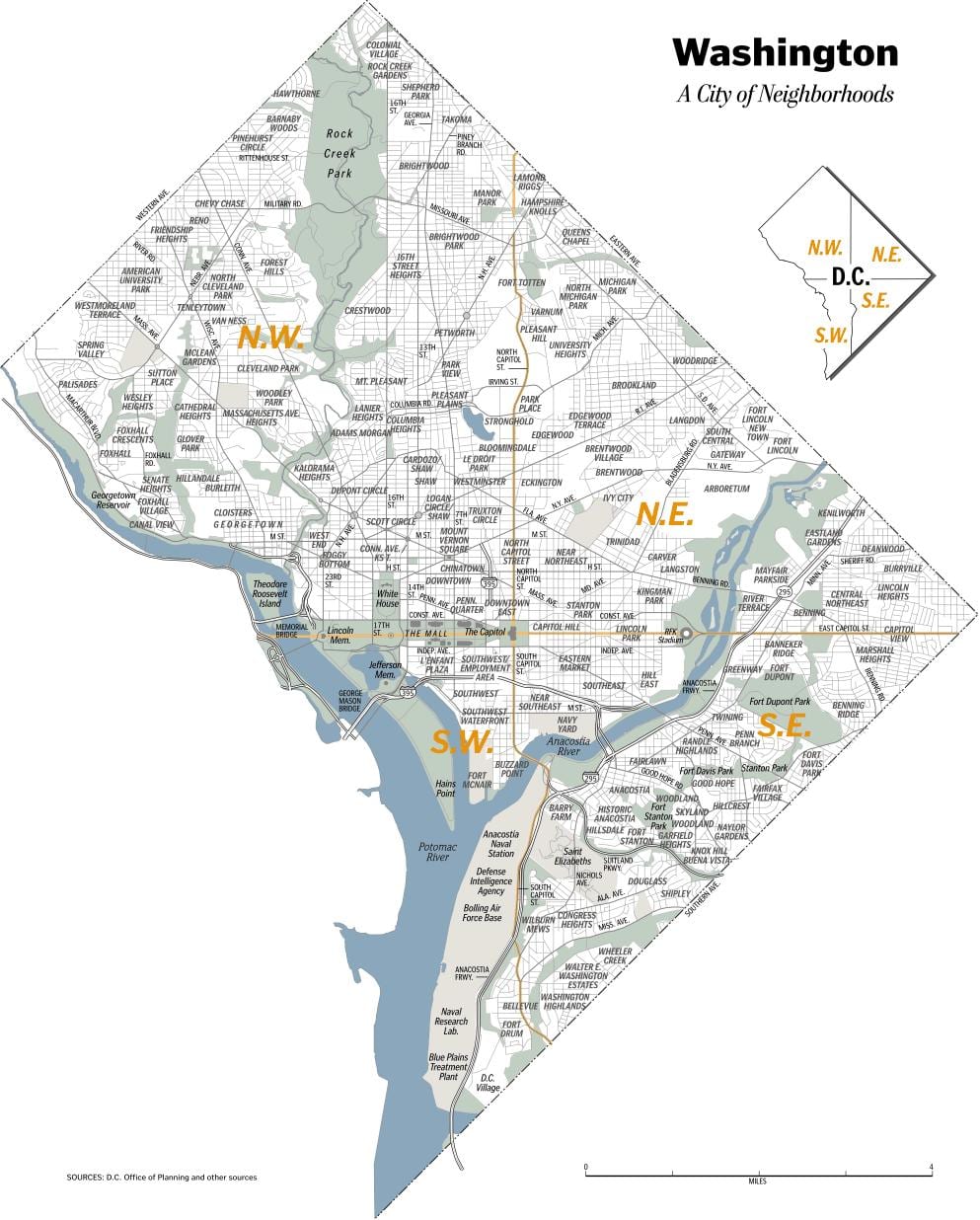 washington dc környéken térkép