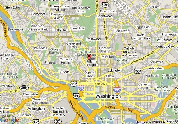 térkép kalorama washington dc