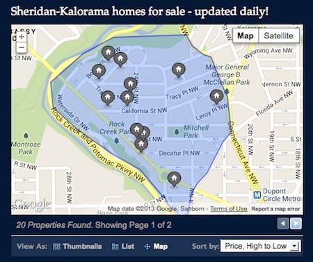 térkép kalorama környéken