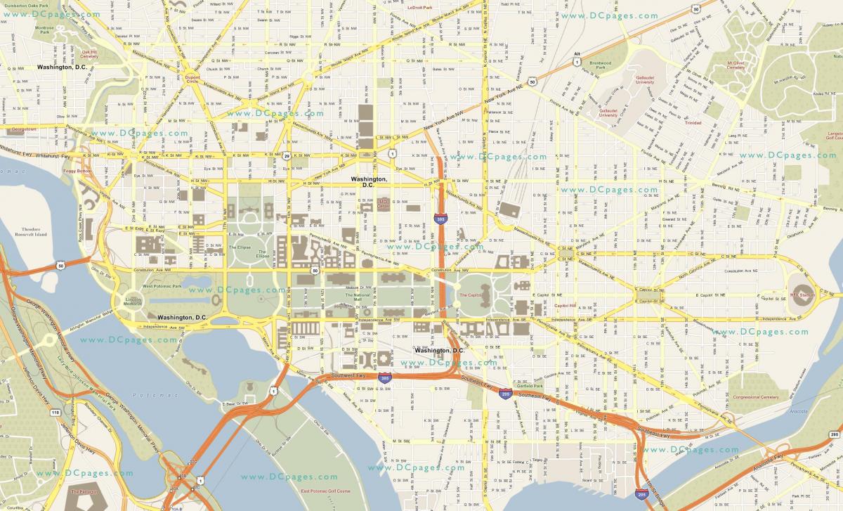 dc utca térkép