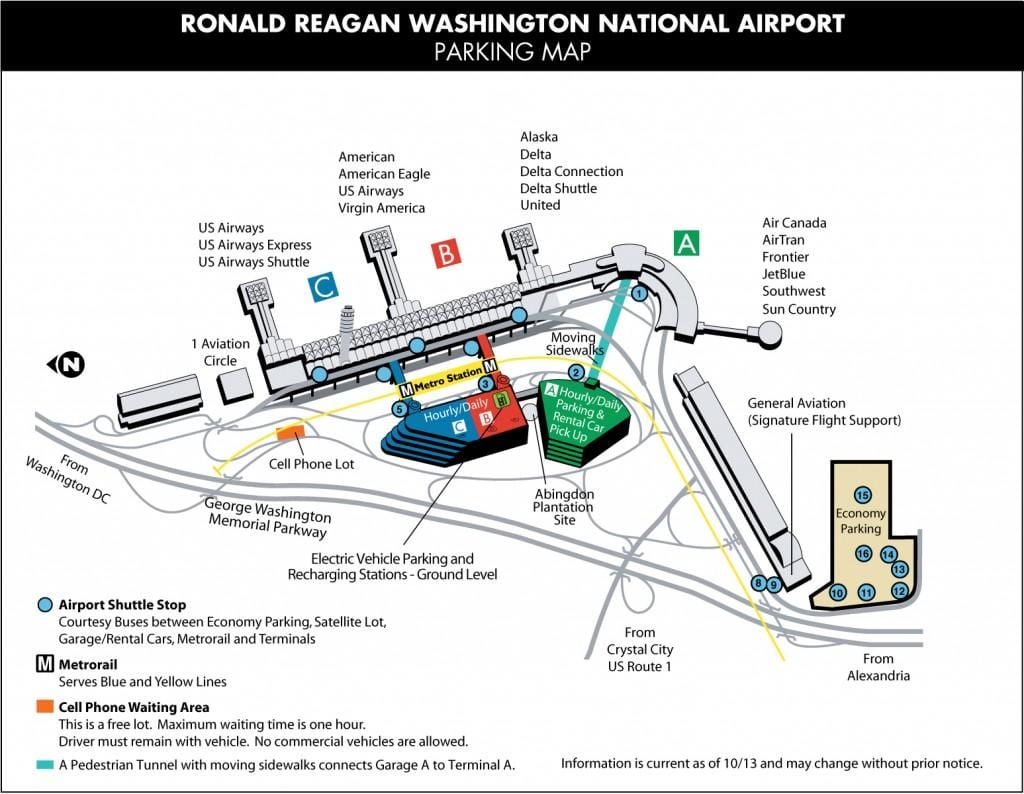 térkép repülőterek közelében, washington dc