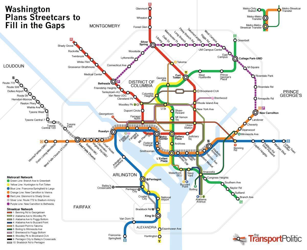 washington állami transzfer térkép