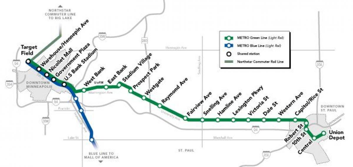zöld vonal metro térkép