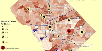 Washington dc gis térkép