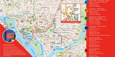 Washington dc keringető térkép