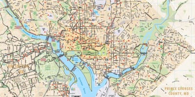 Washington dc motor térkép