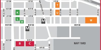 Washington dc parkolás térkép