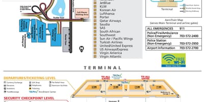Washington dulles térkép