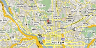 Kalorama washington dc térkép