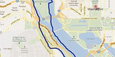 Térkép potomac folyó washington dc