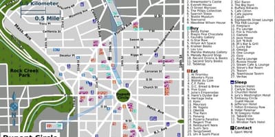 Dupont circle dc térkép