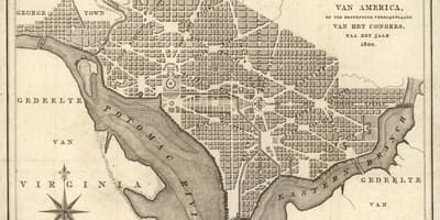 Térkép történelmi térkép washington dc