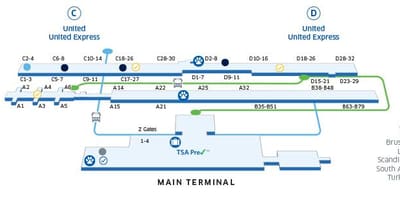 Térkép washington dc belső ellenőrzés repülőtér