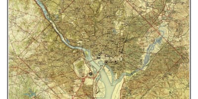 Dc topográfiai térkép