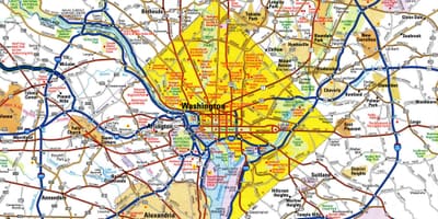 Washington dc térkép